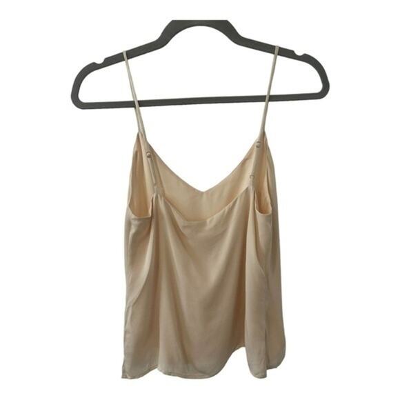 NWT L’AGENCE Jane Silk Parchment / Cream Cami Adjustable Straps Blouse - Size XS - Picture 11 of 16